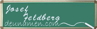Josef Feldberg Visitenkarte